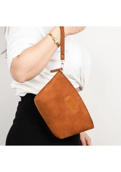 Luna Kadın Seyahat Kozmetik Bakım Makyaj Çantası Organizer Tan Rengi fırsatları