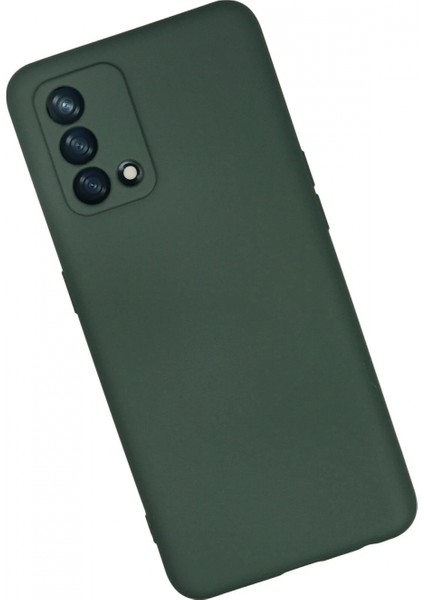 Oppo A74 4g Kılıf Nano Içi Kadife Silikon - Koyu Yeşil fiyatları