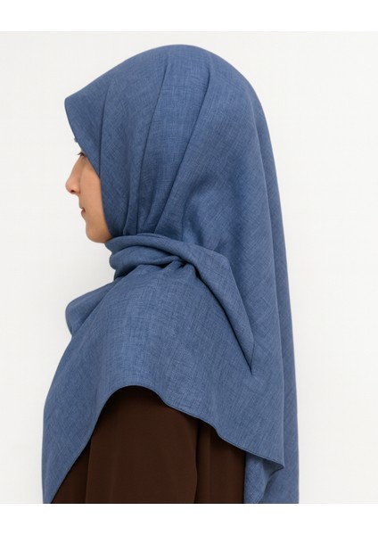 Denim Kare Eşarp– Kaymaz, Rahat ve Şık Kullanım modelleri