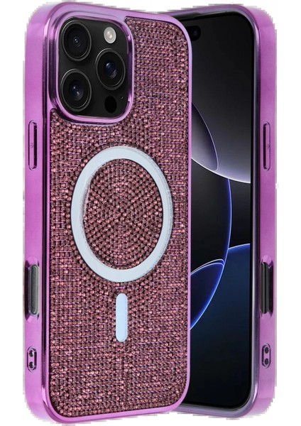 Apple iPhone 16 Pro Helen Magsafe Kapak - Derin Mor