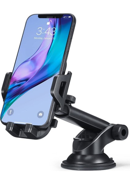 Beyaz Araç Içi Telefon Tutucu, Güçlü ve Pratik Oto Aksesuar