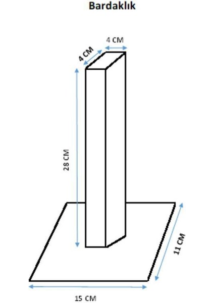 6’lı Ahşap Fincan Askılığı, 30 Cm, 6 Kanca, Hazır Monte, Şık ve Pratik Tasarım modelleri