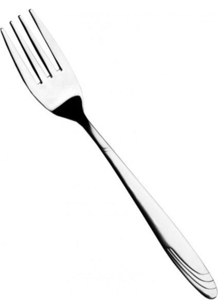 12'li Metalik Yemek Çatal Takımı, Şık ve Kullanışlı Mutfak Gereci