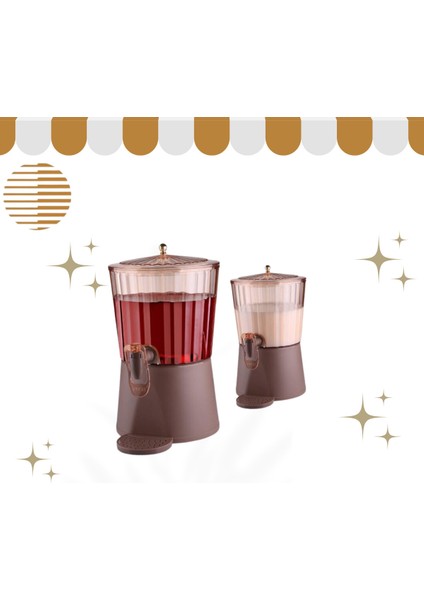 Kahverengi Ahşap Sebil, Bahçe ve Mekanlar Için Şık ve Dayanıklı Tasarım