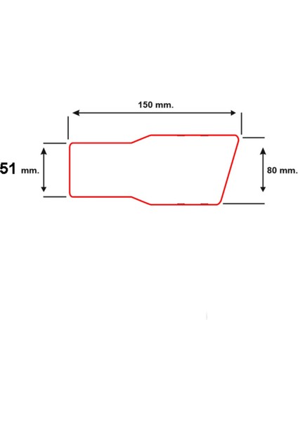 5.1 Cm. Antipas Iç Kaplamalı Önü Kesik Yuvarlak Rüzgar Sesli Sök/tak Vidalı Nikelaj Egzoz Eksoz Ucu indirimleri