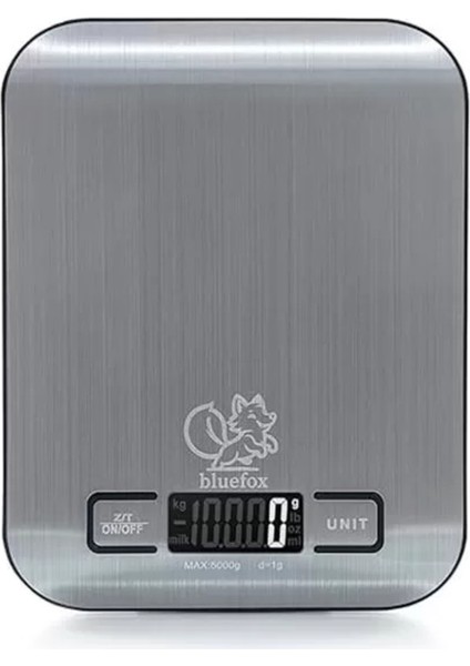 Dijital Mutfak Terazisi, Paslanmaz Çelik, Hassas, Led, Çok Renkli, Dara Işlevli