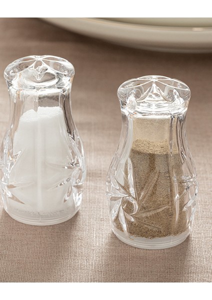 Şeffaf 2'li Tuzluk ve Biberlik Seti, 4,7x8,2 Cm, Şık ve Kullanışlı Tasarım fiyatları