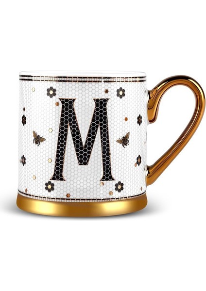 M Harfli Siyah Kupa 330 Ml, Şık ve Kullanışlı Tasarım fırsatları