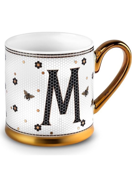 M Harfli Siyah Kupa 330 Ml, Şık ve Kullanışlı Tasarım indirimleri