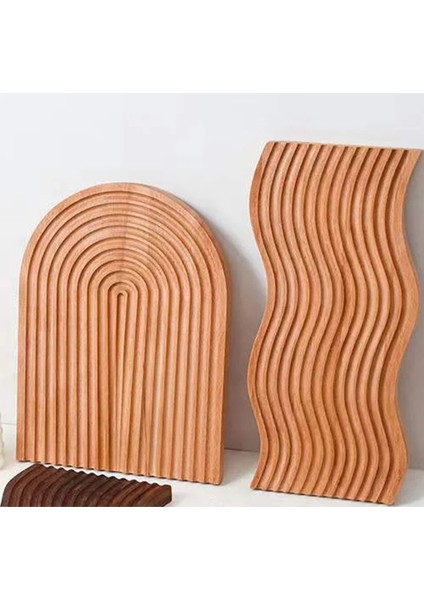 Oyuklu Bambu Kesme ve Sunum Panosu Seti, Şık ve Doğal Dekoratif Ürünler