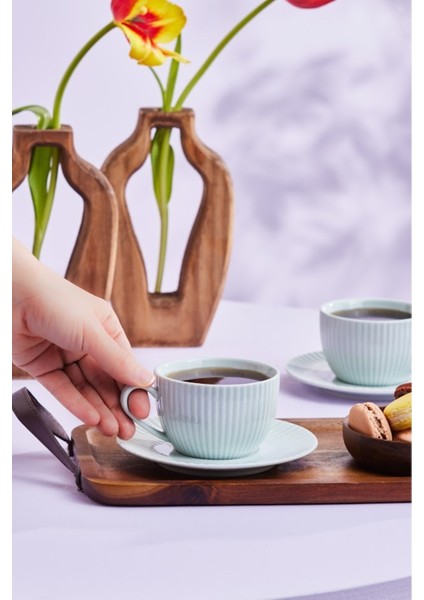 Iki Kişilik Yeşil Çay Fincanı, 200 Ml, Şık ve Kullanışlı Tasarım fiyatları