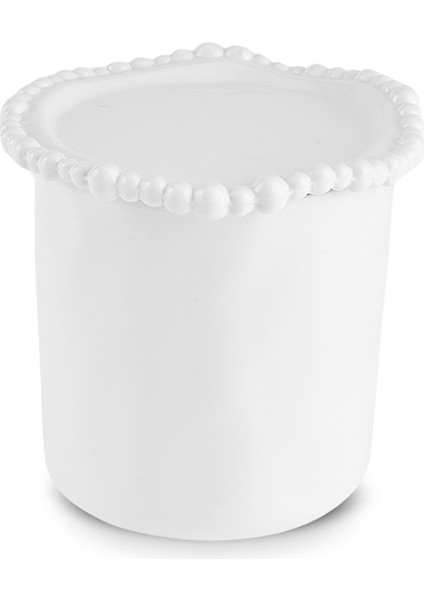 490 ml Beyaz Melamin Saklama Kabı - Dayanıklı ve Şık Tasarım fırsatları