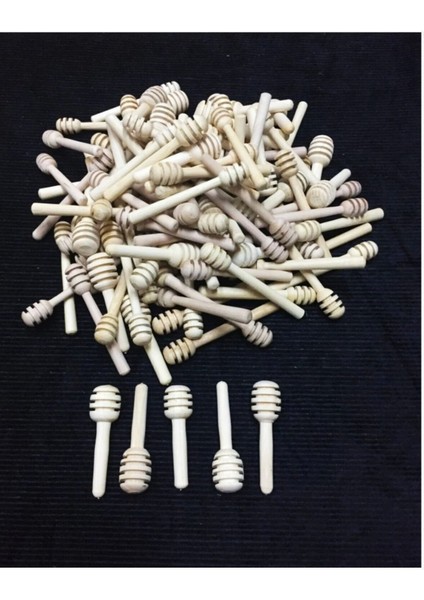 Kahverengi Ahşap Mini Bal Kaşığı ve Sunum Magnet Seti 30'lu fiyatları