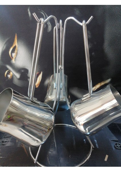 304 Çelik 3'lü Cezve Takımı, Dayanıklı ve Şık Mutfak Seti modelleri