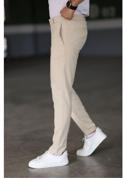 Erkek Düz Kesim Bilek Boy Kumaş Pantolon modelleri