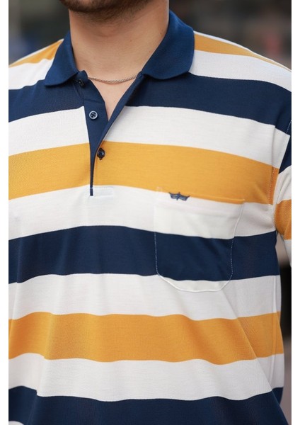 Erkek Yakalı Çok Renkli Kısa Kollu T-Shirt modelleri