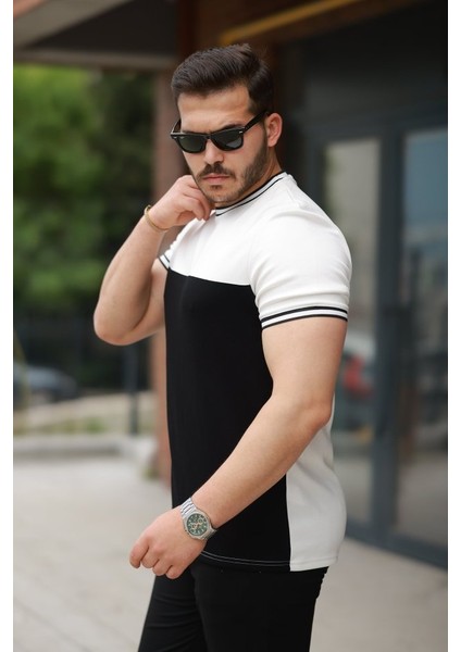 Erkek Parçalı Renk Kısa Kollu Tişört fiyatları