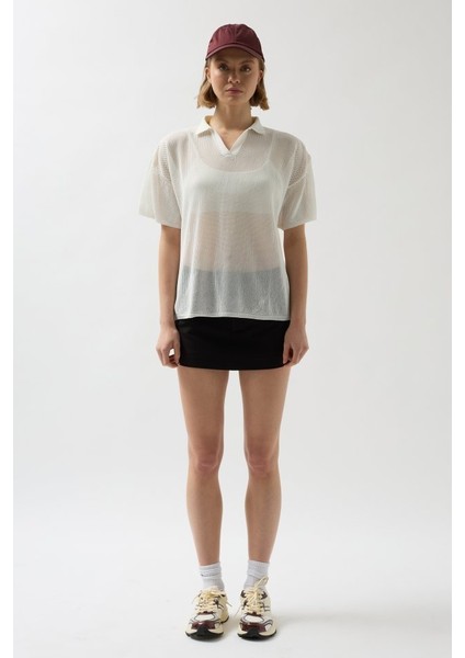 Polo Yaka Transparant-Shirt fiyatları