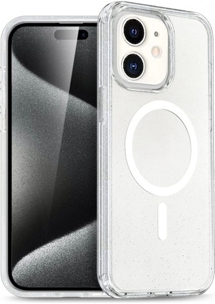 Apple iPhone 12 Star Magsafe Kapak - Şeffaf