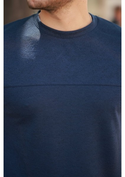 Erkek Oversize Bisiklet Yaka Kısa Kollu T-Shirt modelleri