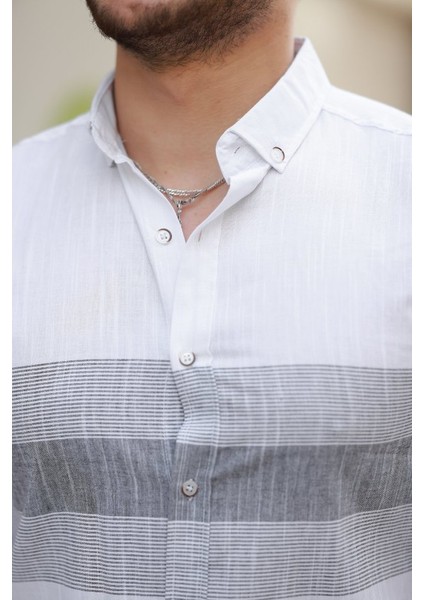 Erkek Desenli Kısa Kollu Gömlek modelleri