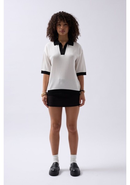 V Yaka Dokulu T-Shirt fiyatları