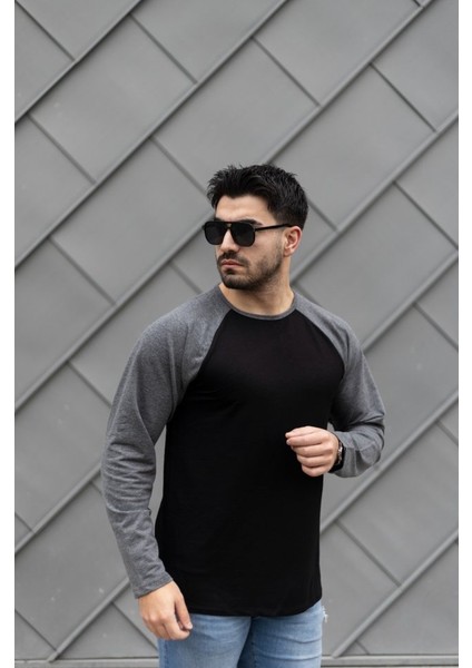 Erkek Uzun Kollu Bisiklet Yaka Viskon Iki Iplik Bluz fırsatları