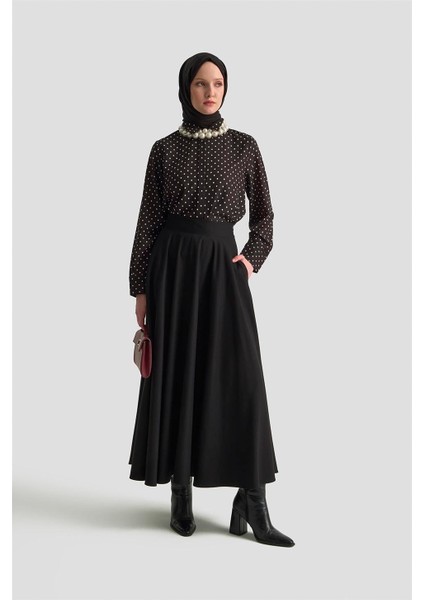 Puantiyeli Gömlek 25KD1008 Siyah fiyatları