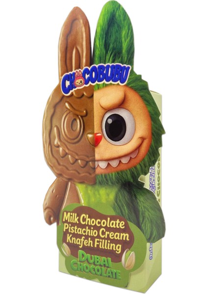 Chocobubu Fıstıklı Kadayıf Dolgulu Sütlü Çikolata 100 Gr.