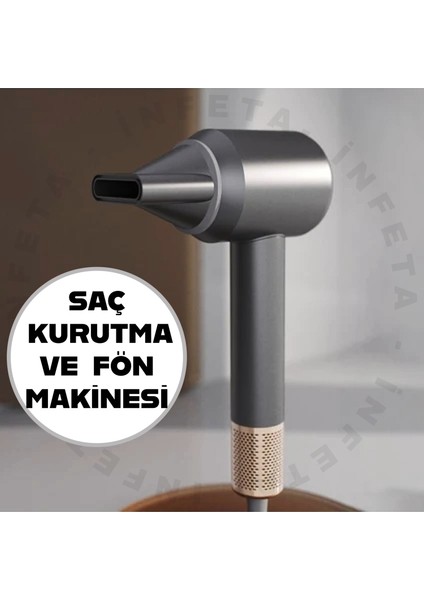 Turbo Professional Saç Kurutma & Fön Makinesi Isı Ayarlı