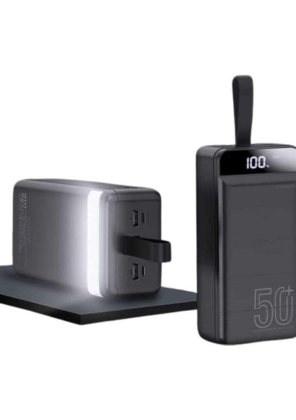 Ds-Derin Powerbank Çoklu Şarj Girişi 50.000 Mah Taşınabilir Dijital Göstergeli modelleri