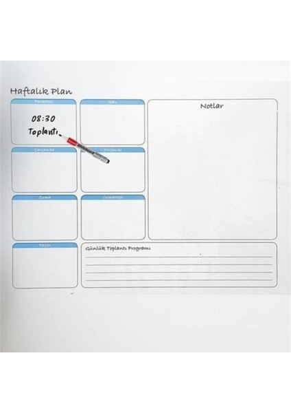 Haftalık Planlayıcı Duvar Sticker Takvim Manyetik Duvar Stickerı 56X70 indirimleri