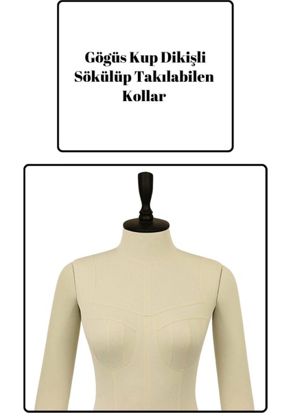 36 Beden Tam Profesyonel Kollu Yüksek Kalite Yarım Bacak Prova Mankeni Terzi Mankeni modelleri