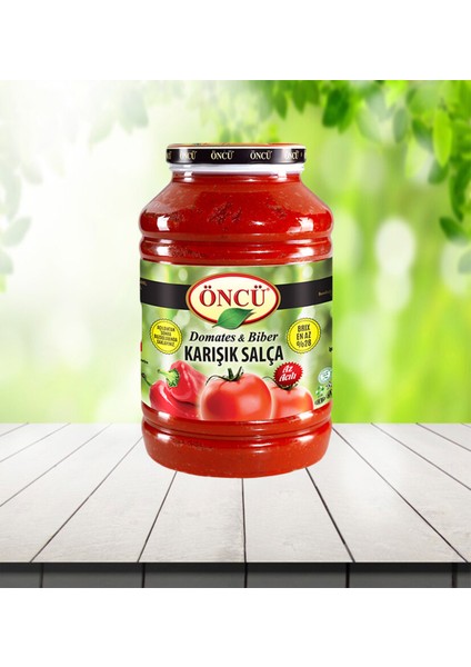 Domates Biber Karışık Salça Pet 3200 G