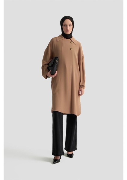 Yarım Astarlı Giy Çık 24K5605 Camel fiyatları