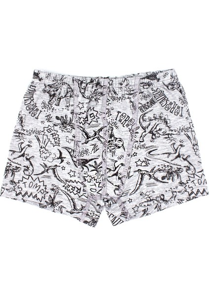 Erkek Çocuk Atlet Boxer Likralı Siyah Dinozor (%96 Pamuk - %4 Elastan) fiyatları