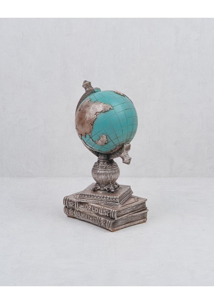 Dekoratif Turkuaz Dünya Biblo – Modern Tasarım