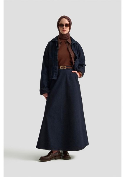 Nervürlü Denim Takım 25KD1012 Lacivert fiyatları