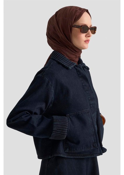 Nervürlü Denim Takım 25KD1012 Lacivert fırsatları