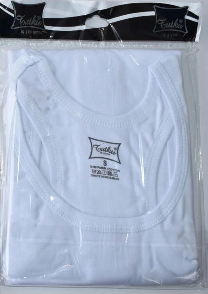 Ribana Erkek Spor Atlet - 6 Adet - Beyaz