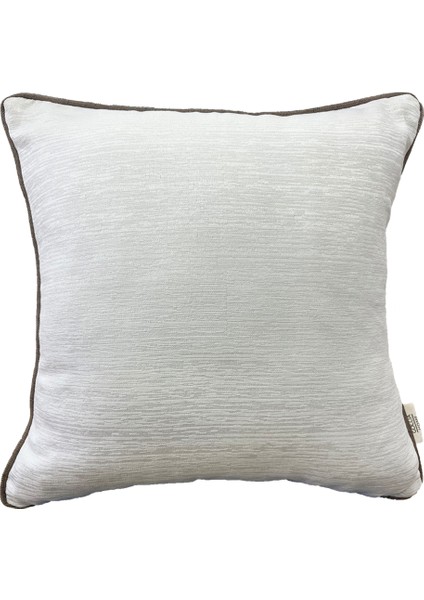 Shine Luke Dekoratif Bohem Soft Koltuk Sırt Yastık Hediyelik Yılbaşı 45X45 Ekru