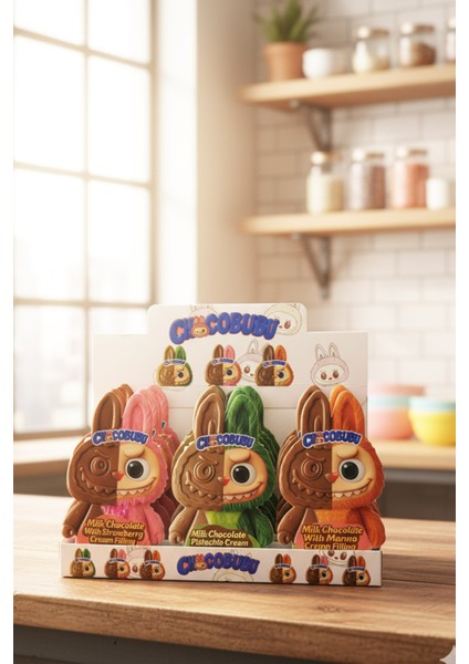 Chocobubu Patlayan Şekerli Çilek Aromalı Süt Kreması Dolgulu Sütlü Çikolata 100 Gr. modelleri
