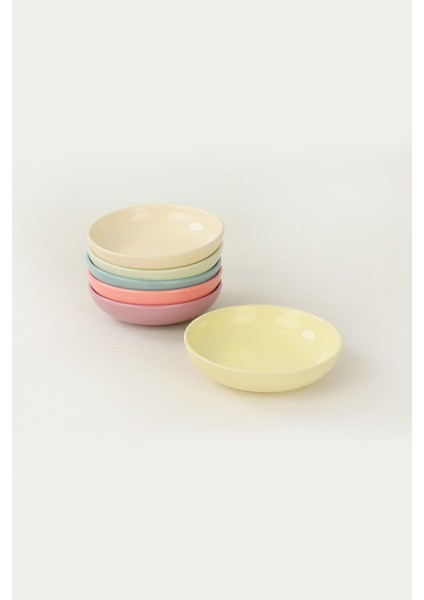 Renkli 6'lı Soft Halka Çerezlik ve Sosluk Seti 13 cm fiyatları