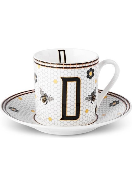 D Harfli Renkli Kahve Fincanı 80 Ml, Şık ve Kullanışlı Tasarım indirimleri