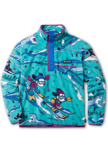 Csc x Disney Half Snap Kadın Polar Üst