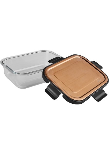 Kapağı Kilitli Sızdırmaz Saklama Kabı 1040 ml Kahverengi, Güvenle Saklama Için Idealdir modelleri