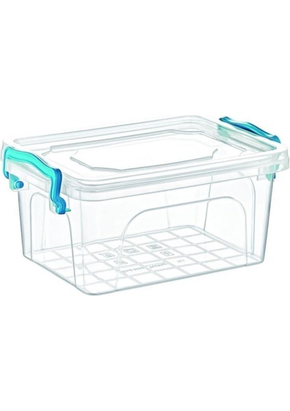 Turuncu Dikdörtgen Saklama Kabı Seti 4'lü 10 Litre, Pratik ve Şık Depolama Çözümü