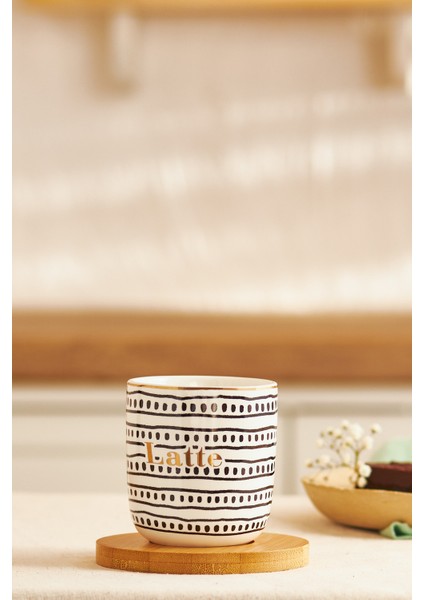 2 Parça New Bone Kupa Seti 200 ml Siyah - Şık ve Kullanışlı Tasarım