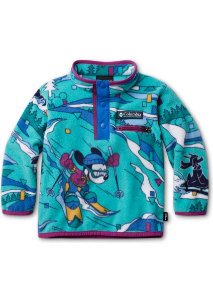 Csc x Disney Half Snap Çocuk Polar Üst