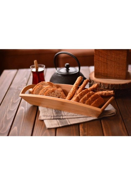 Beyaz Ekmeklik Küçük Sepet, Şık ve Kullanışlı Mutfak Gereci